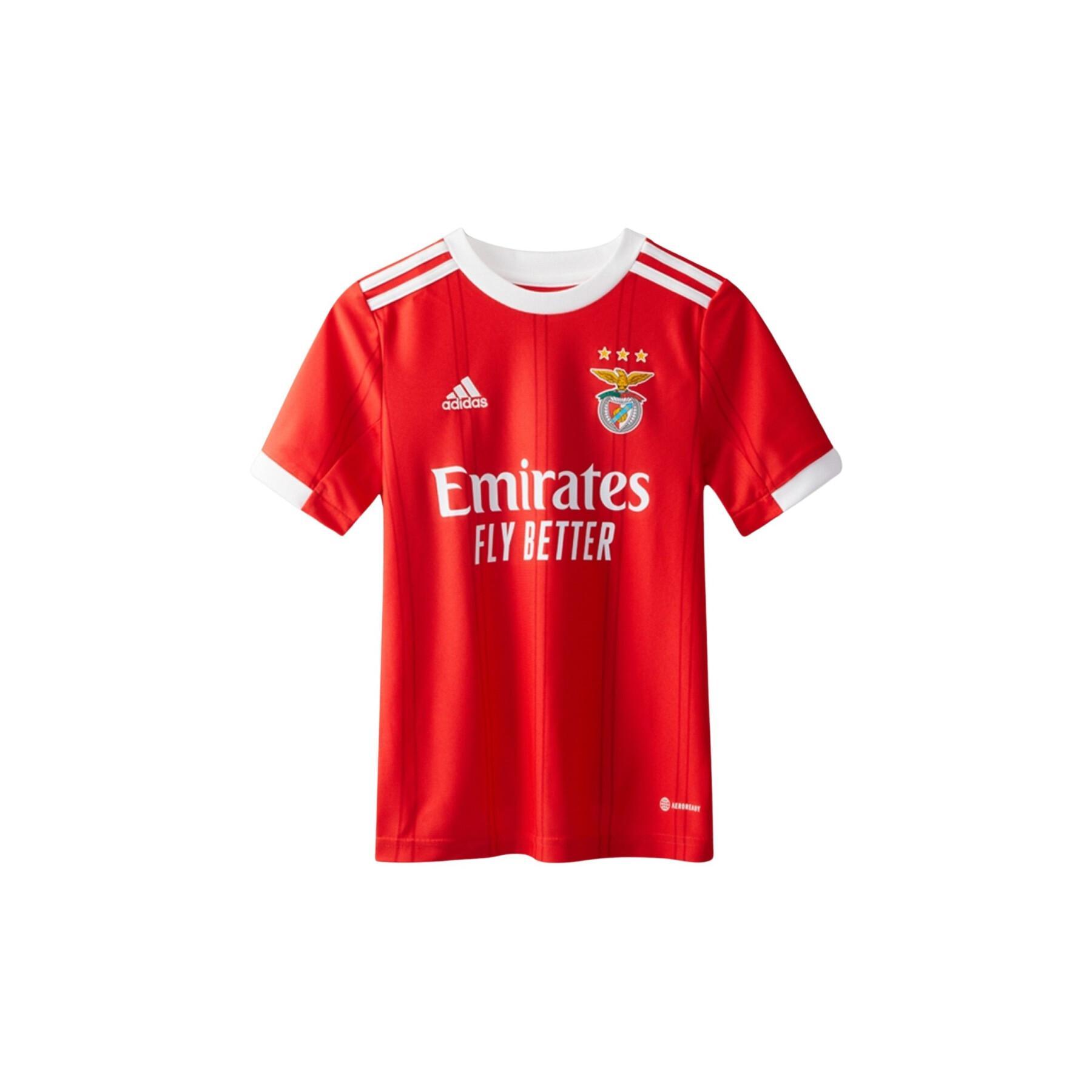Mini kit per bambini a casa Benfica Lisbonne 2022/23