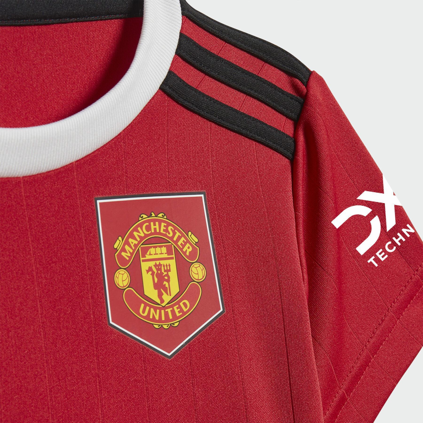 Kit per bambini a casa Manchester United 2022/23