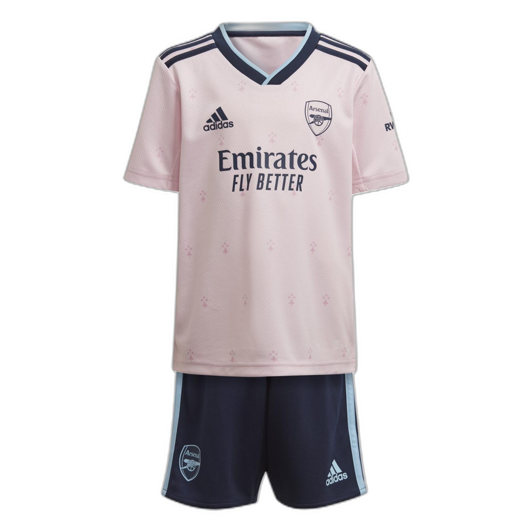 Mini kit terzo Arsenal 2022/23