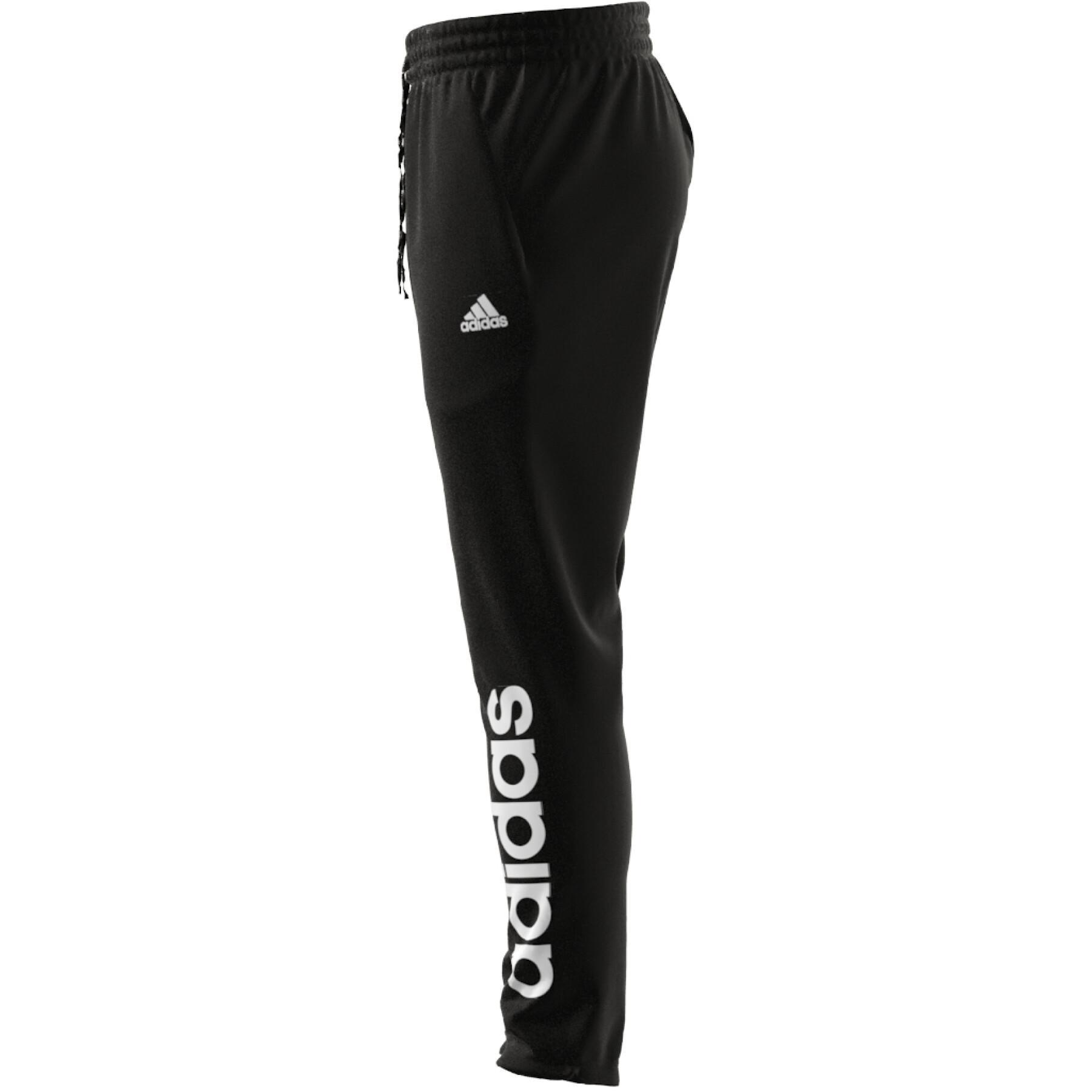 Joggers maglia singola affusolata con logo sui polsini elasticizzati adidas Essentials