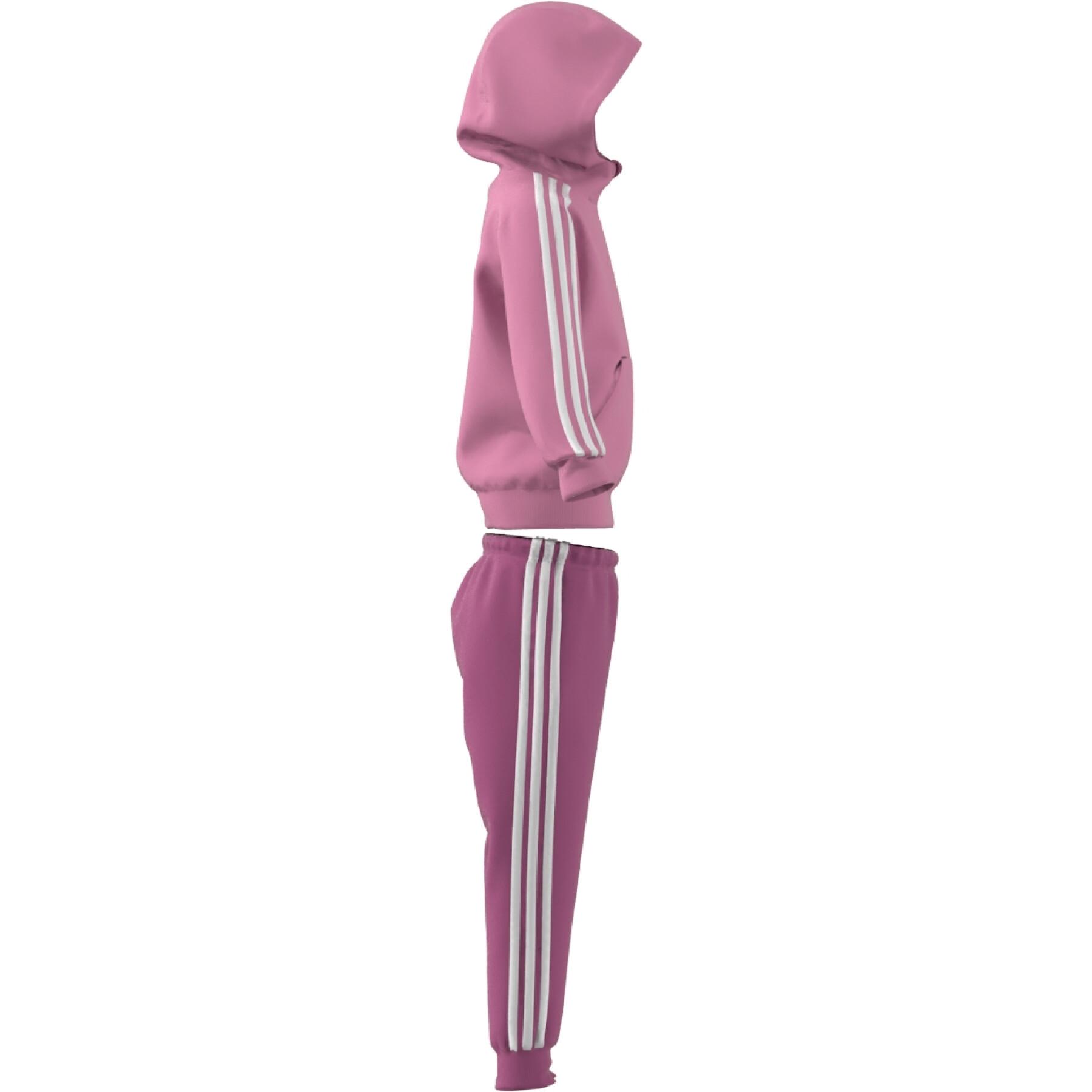Tuta da ginnastica per bambini adidas 3-Stripes Essentials Shiny