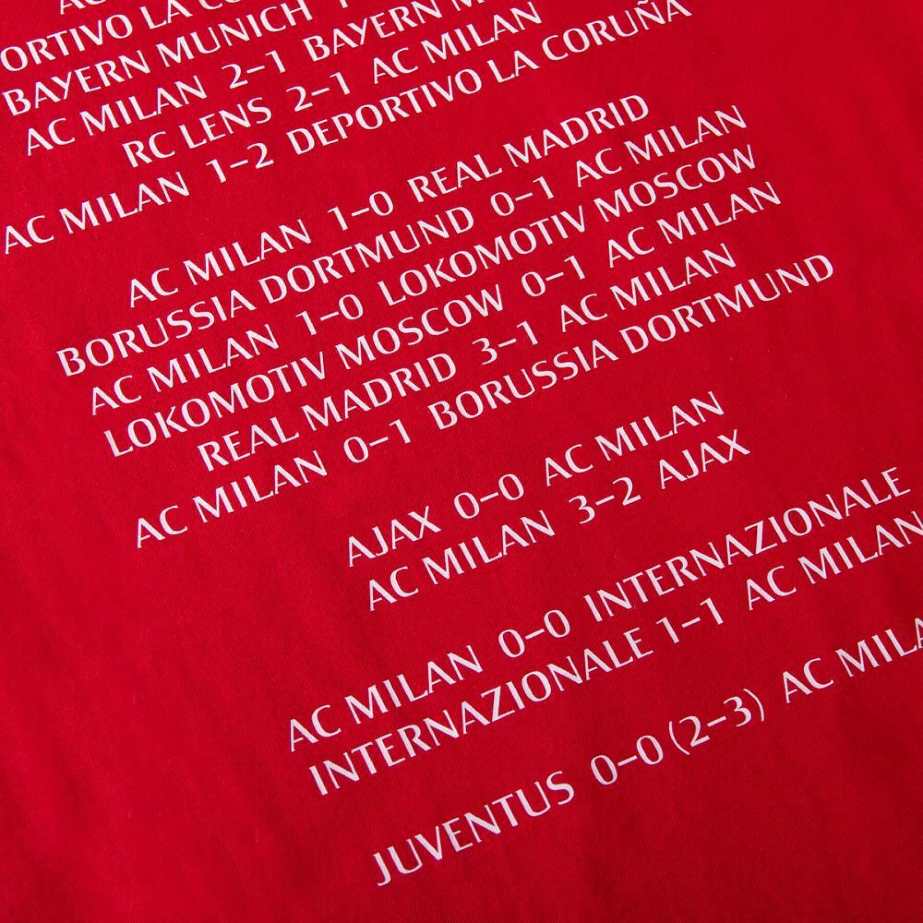 T-shirt ricamata Milan AC CL 2003/04