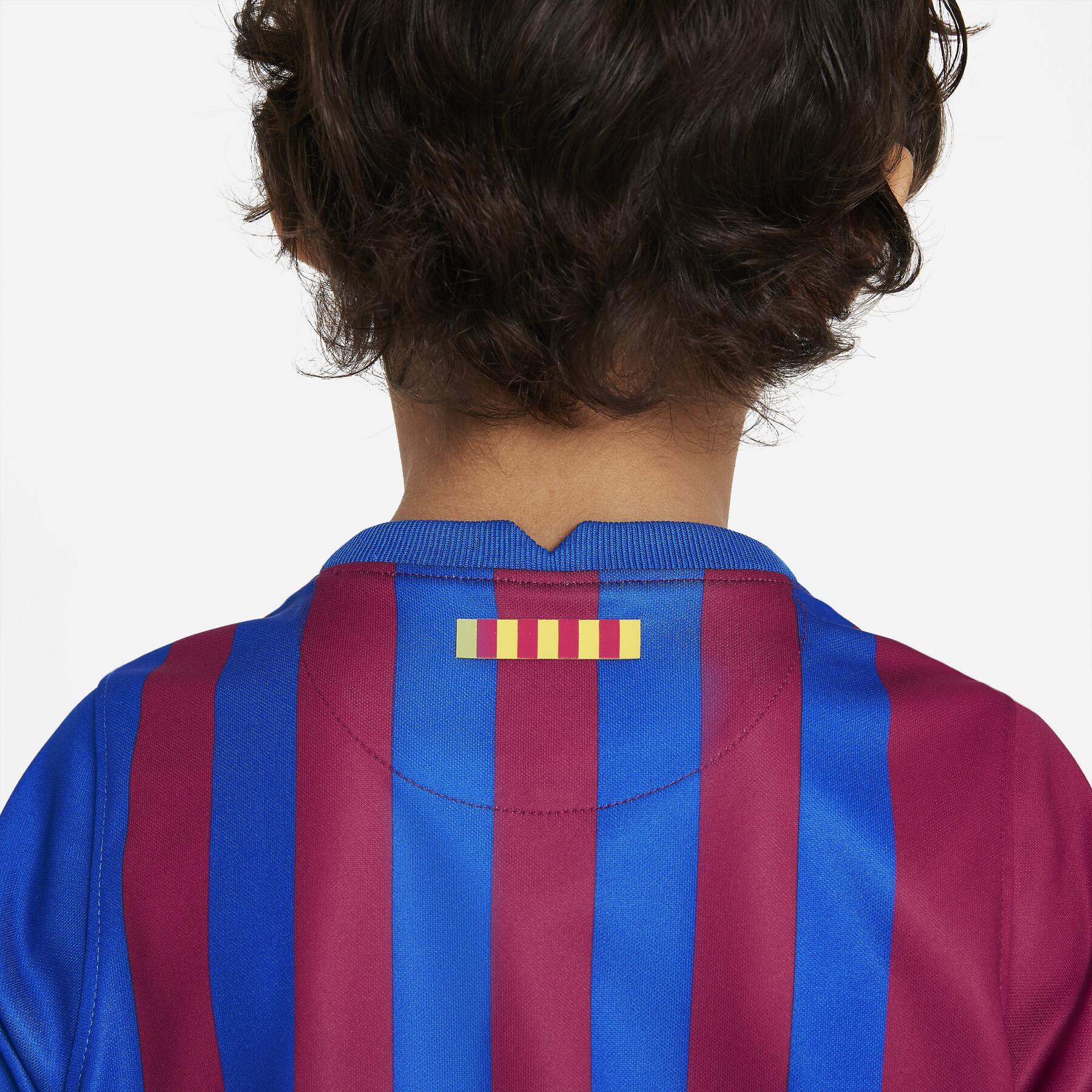 Abbigliamento home per bambini FC Barcelone 2021/22 LK