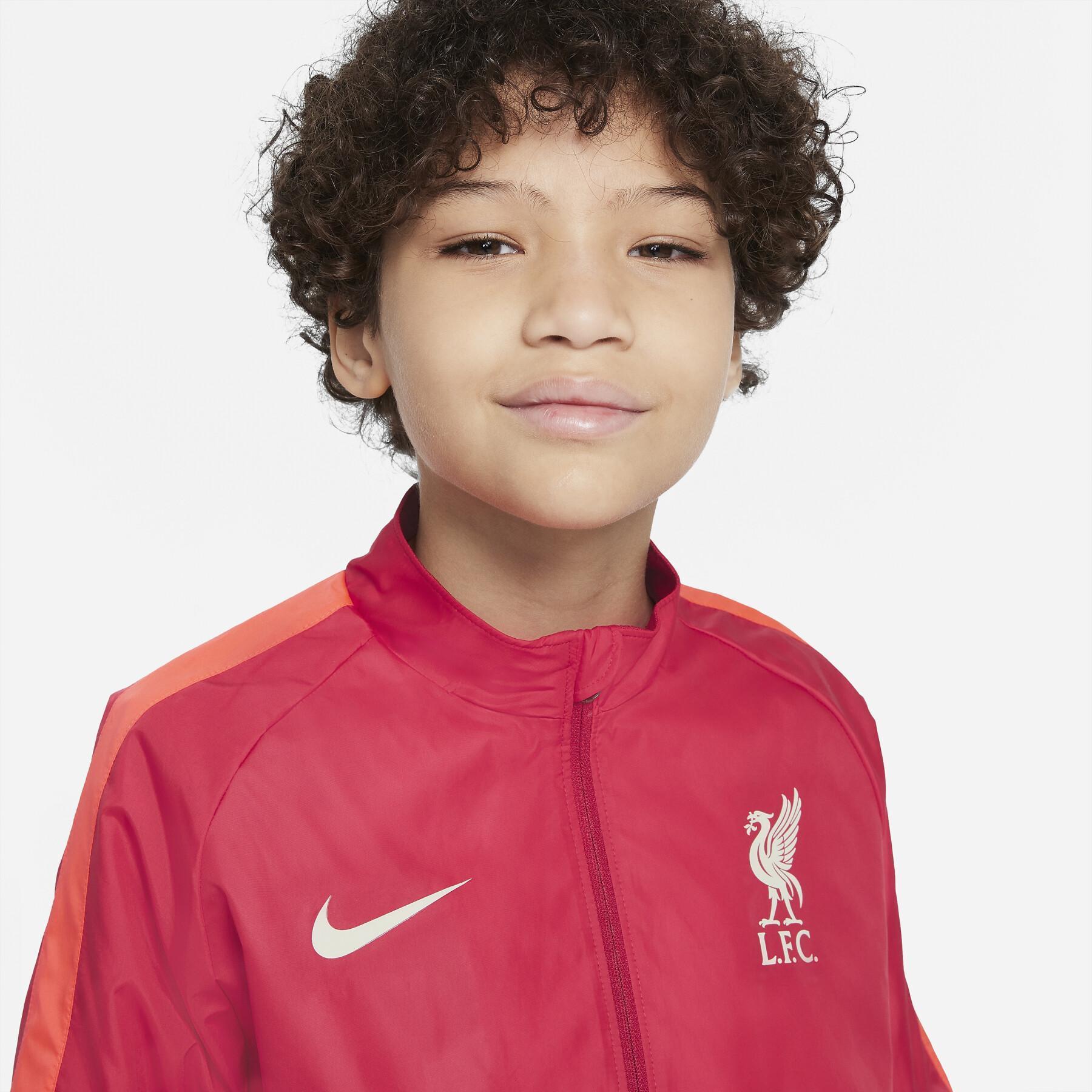 Giacca impermeabile per bambini Liverpool FC Dri-Fit Academy