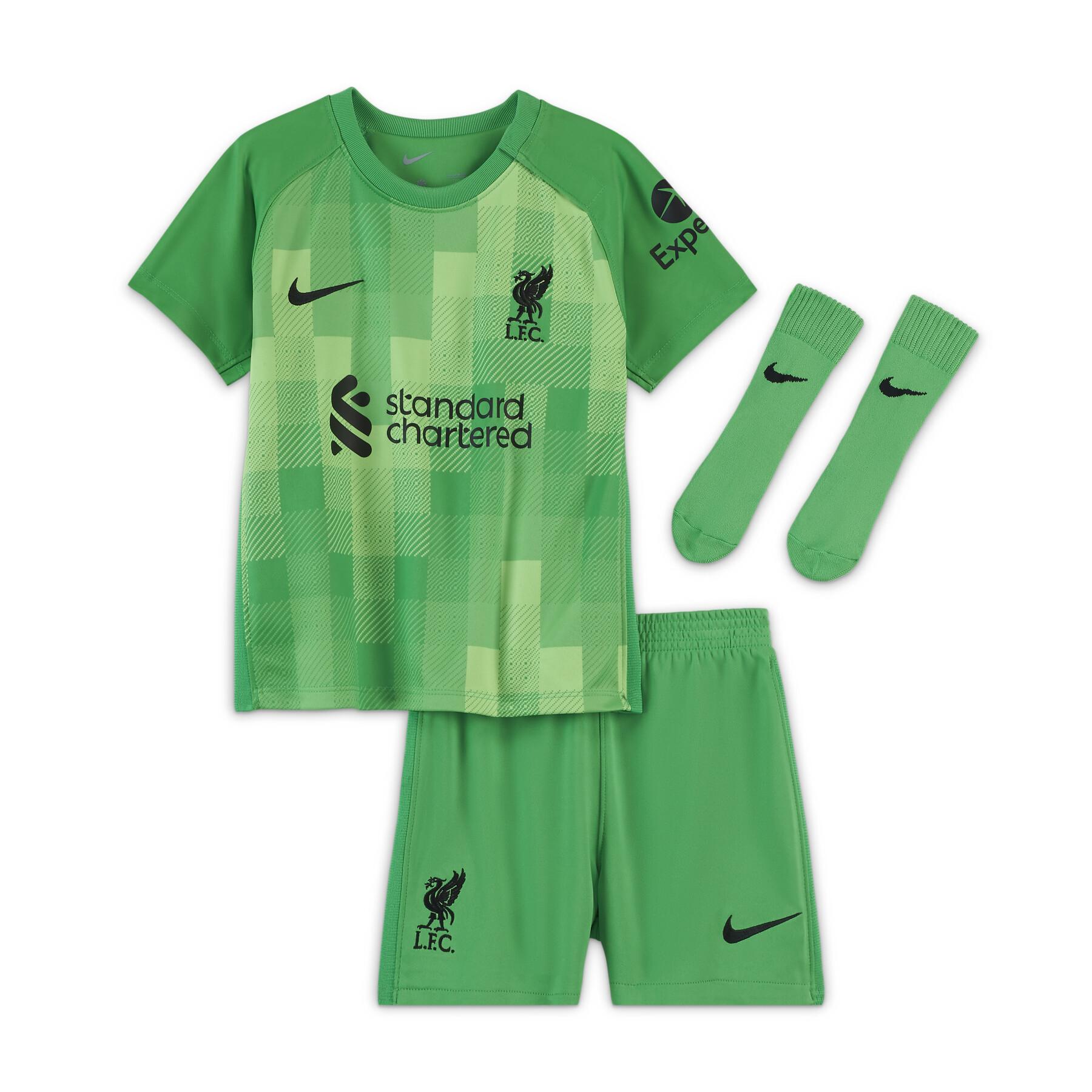 Abbigliamento bambino gardien Liverpool FC 2021/22