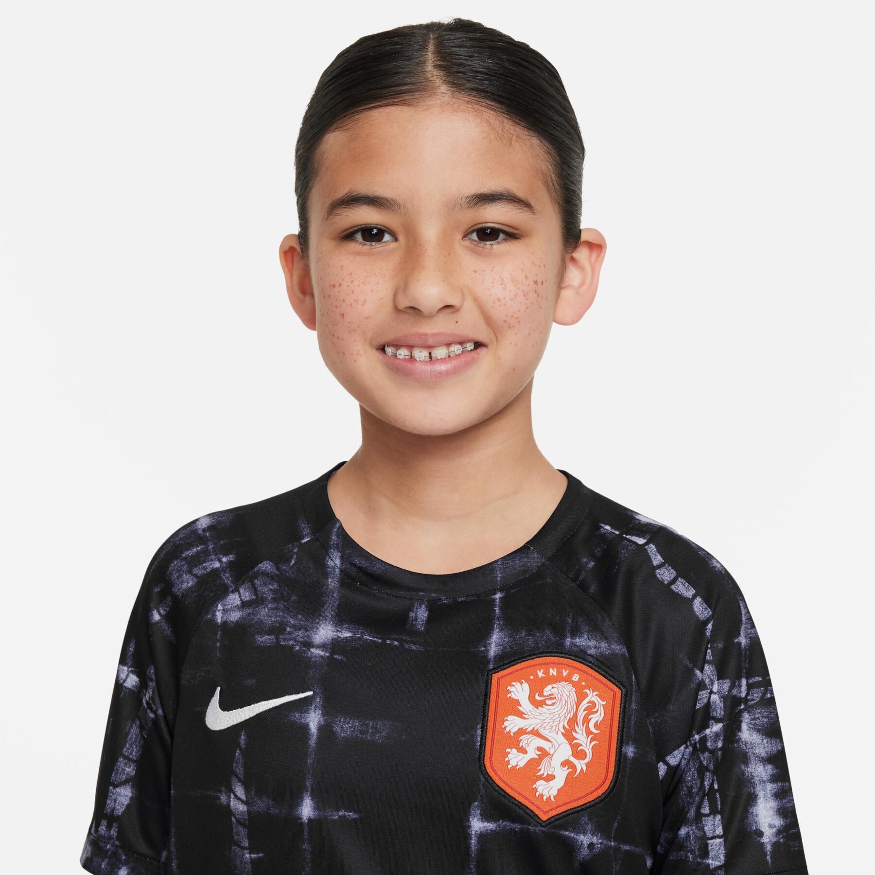 Maglia prematch per bambini della Coppa del Mondo 2022 Pays-Bas Dri-FIT