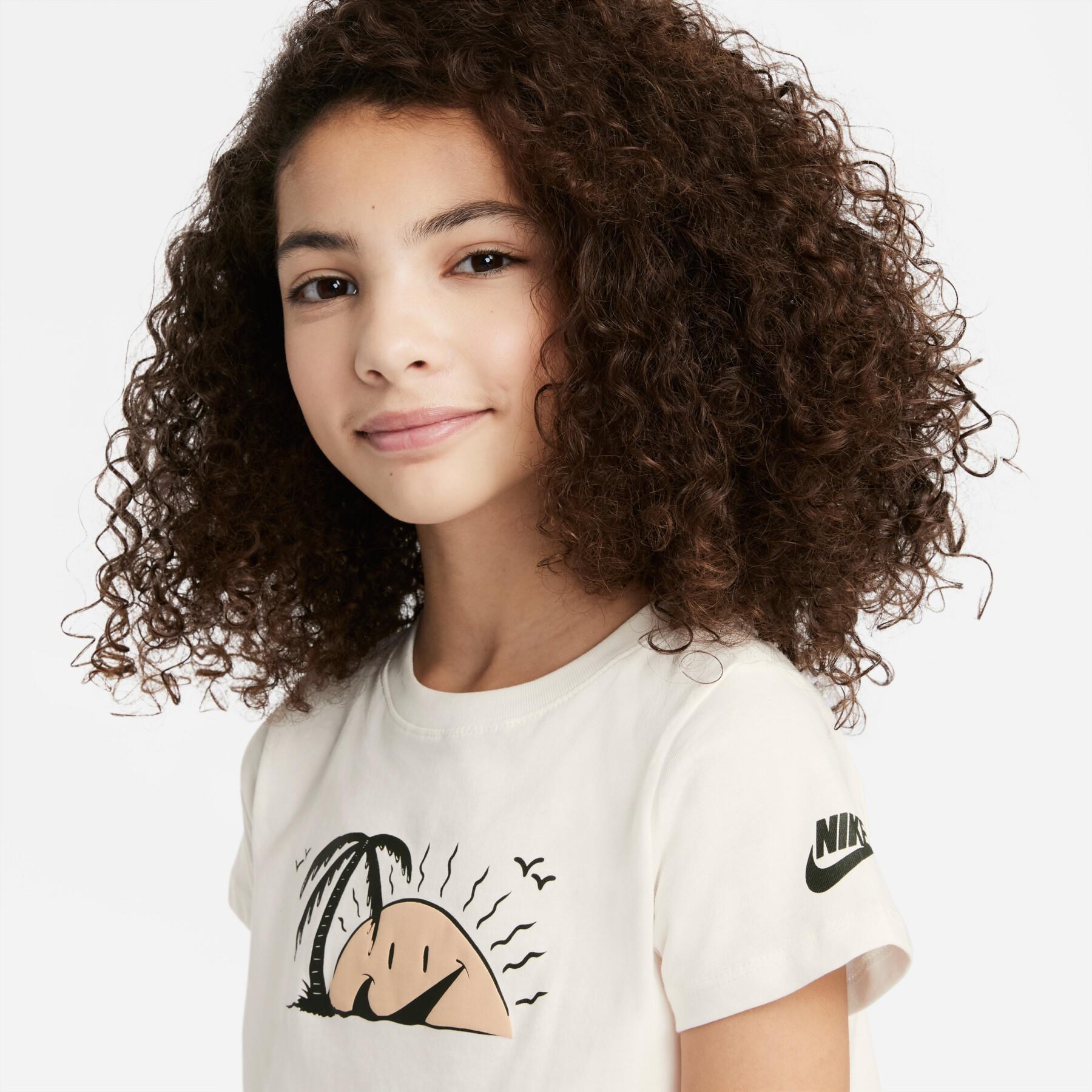 Maglietta da ragazza Nike Sun Swoosh