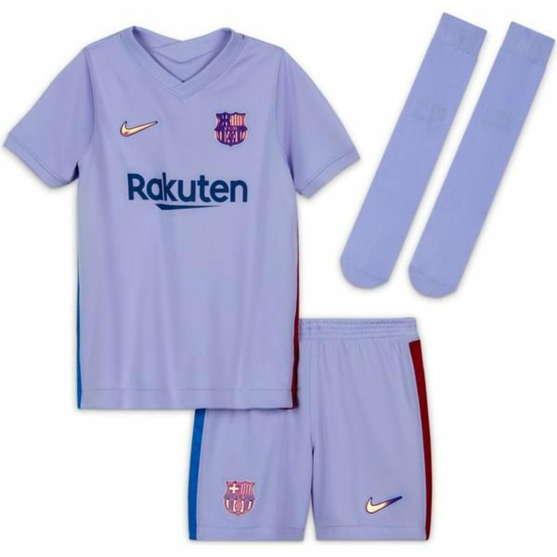 Mini kit all'aperto per bambini FC Barcelone 2021/22