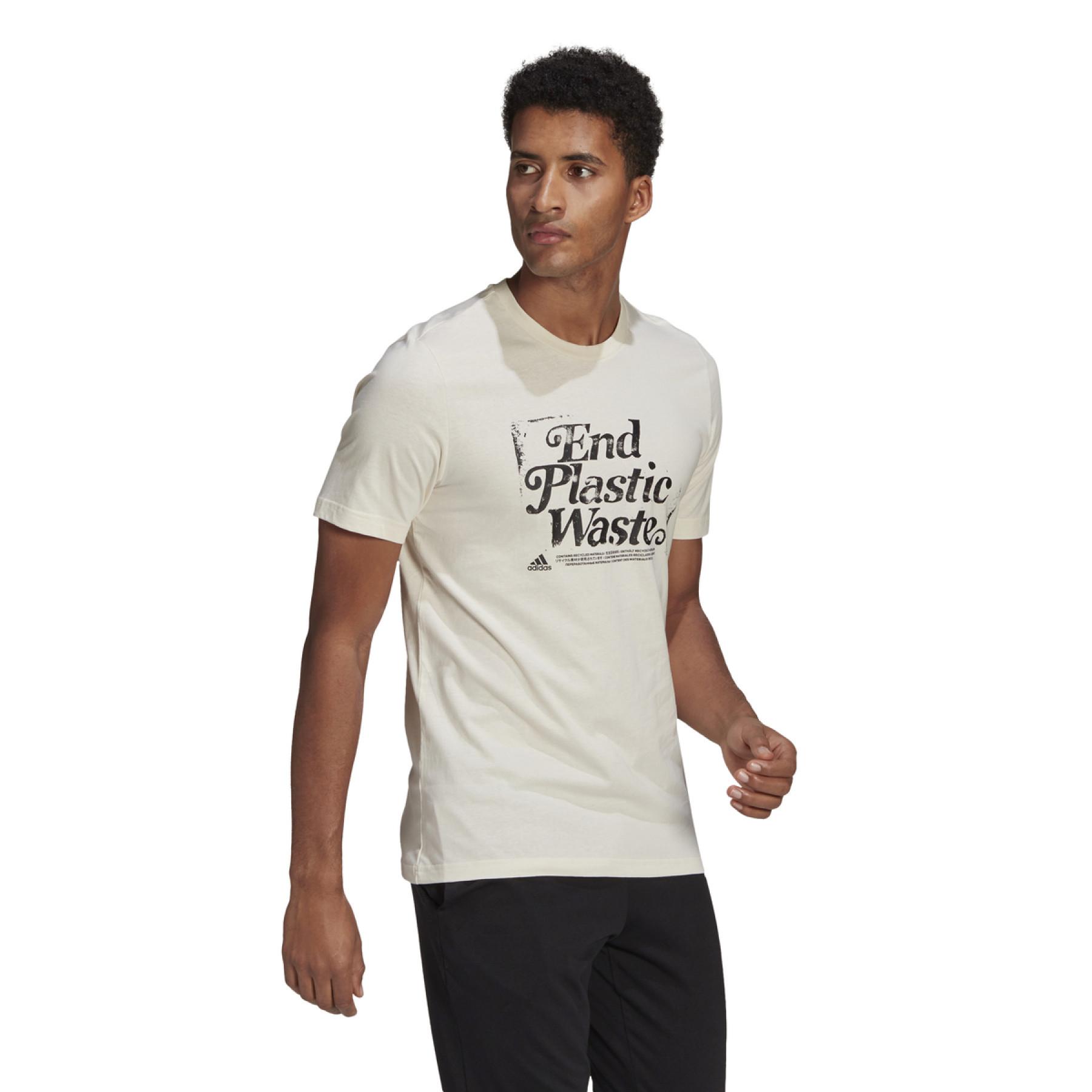 Maglietta adidas Slogan Recycled Cotton Graphic