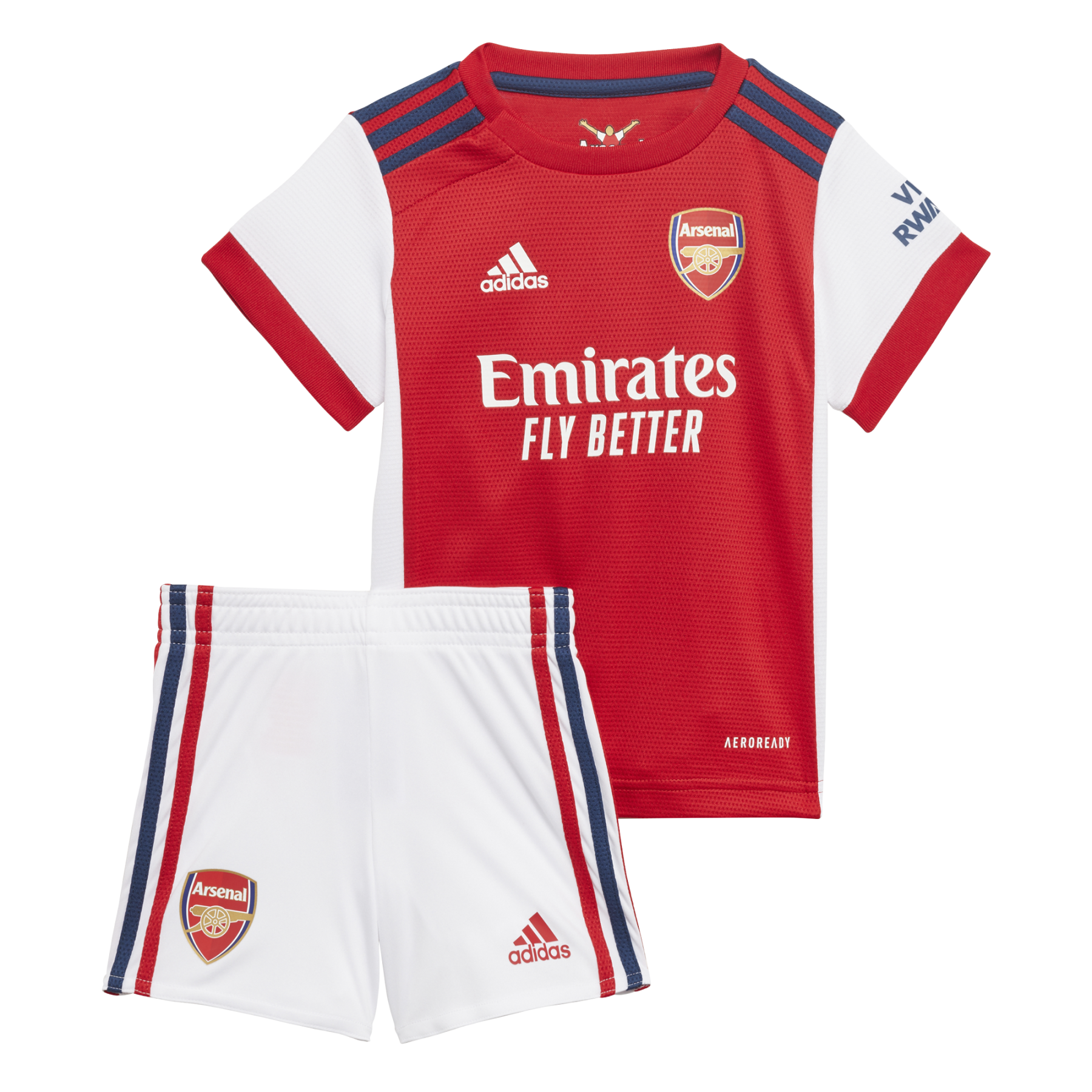 Kit per bambini a casa Arsenal 2021/22
