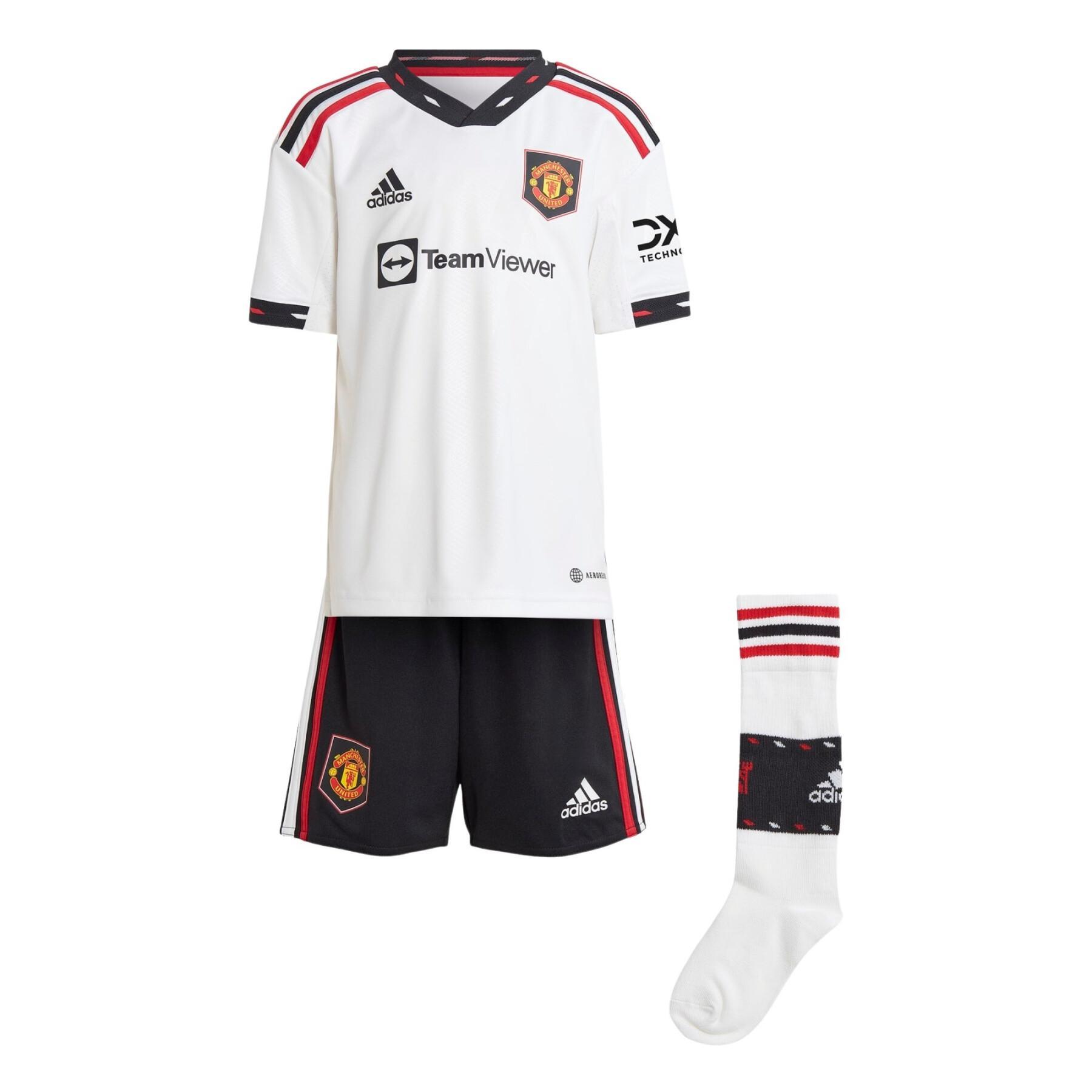Mini kit da esterno per bambini Manchester United 2022/23