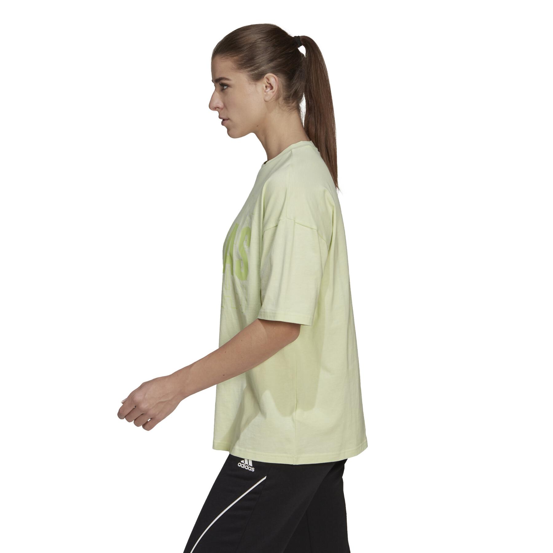 T-shirt oversize da donna adidas Essentials Repeat