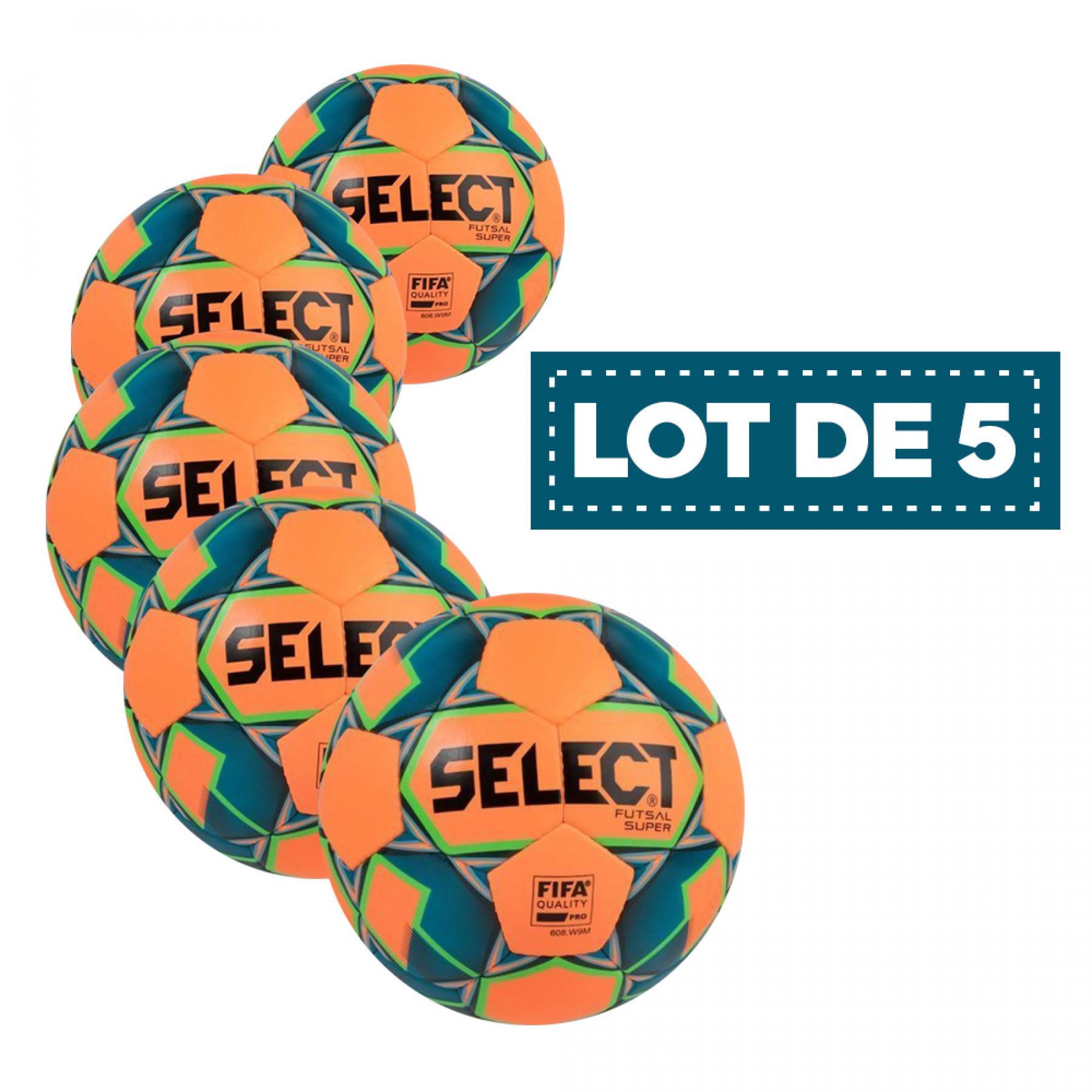 Set di 5 palloncini Select futsal Super FIFA
