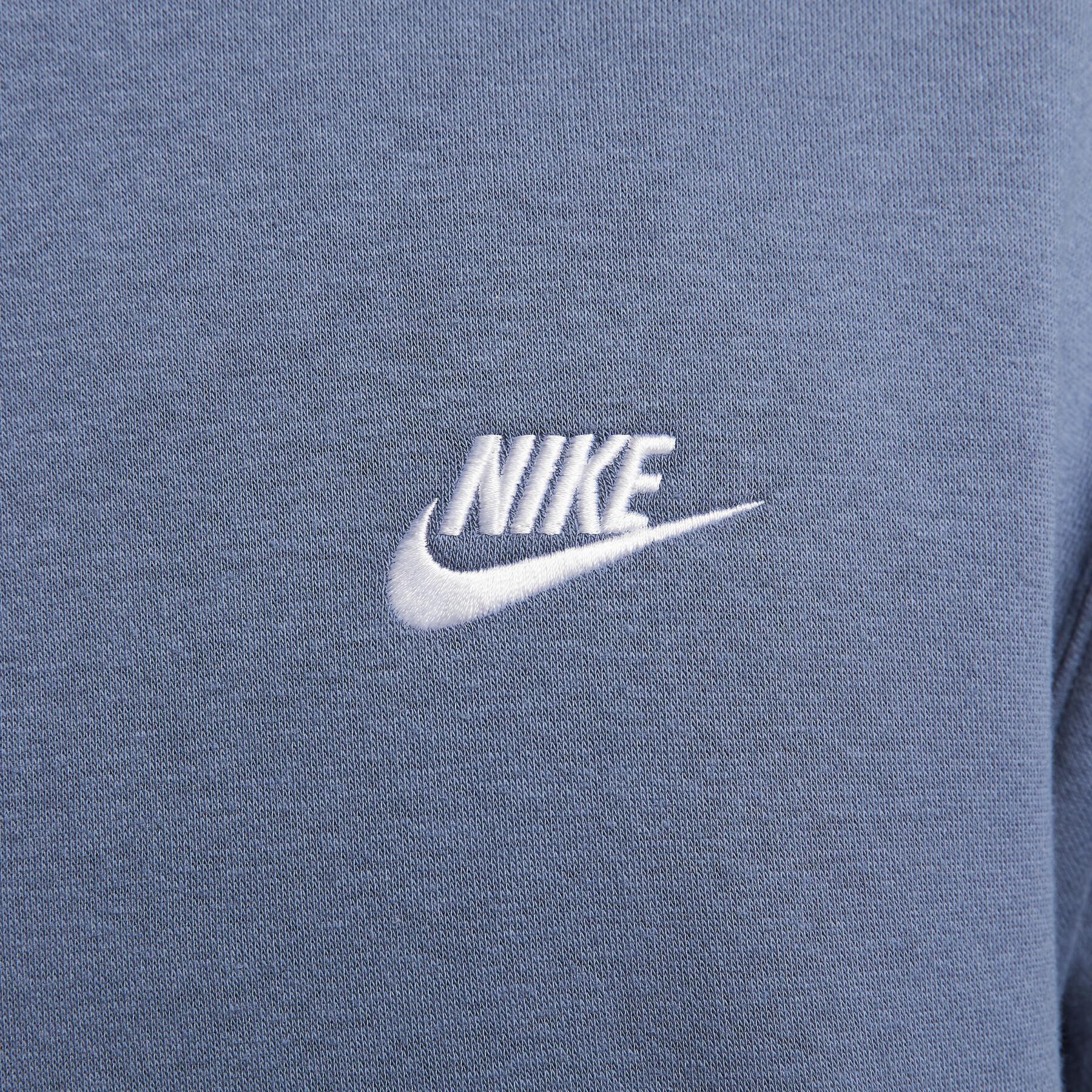 Sweatshirt pile con cappuccio Nike Club