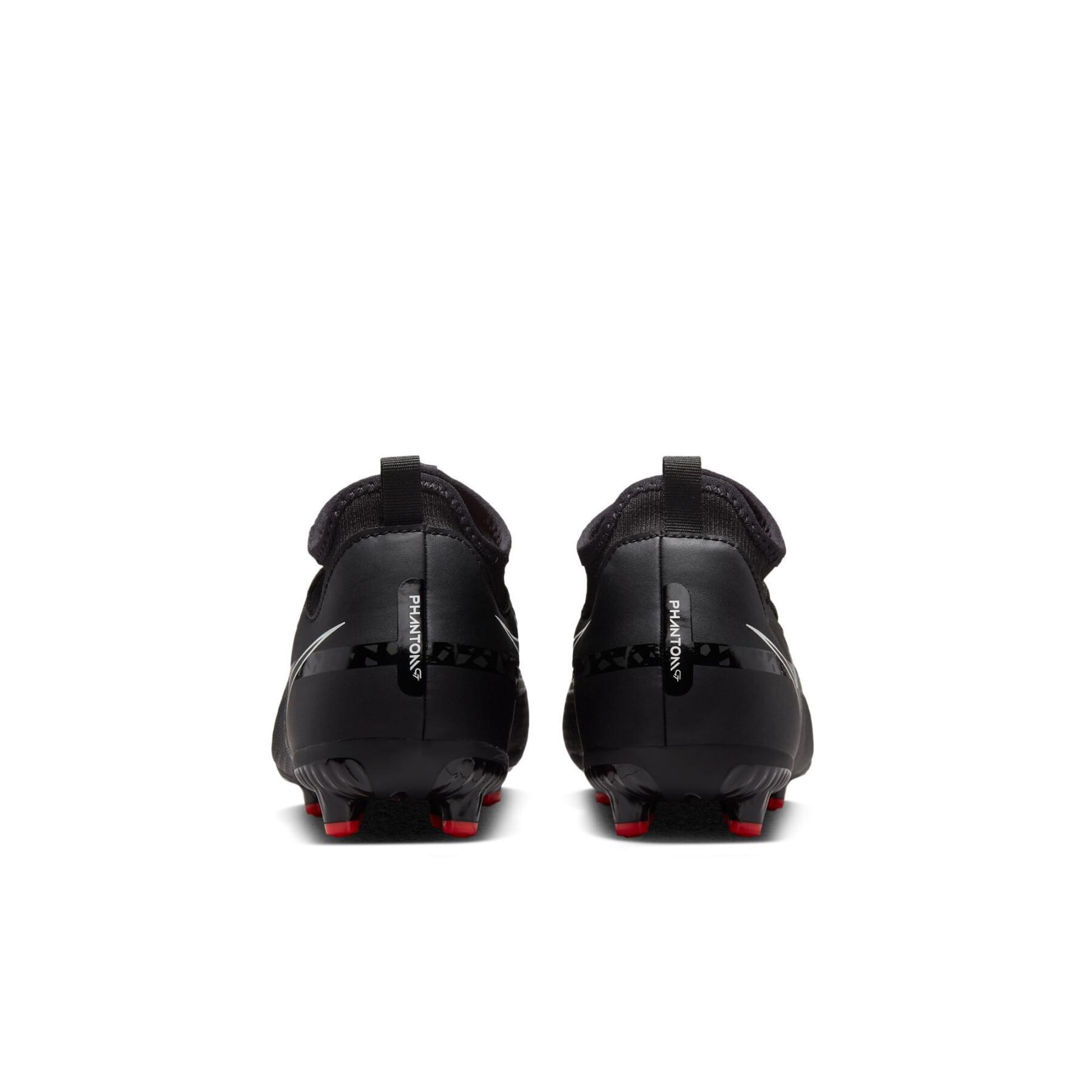 Scarpe da calcio per bambini Nike Phantom GT2 Academy Dynamic Fit MG - Shadow Black Pack