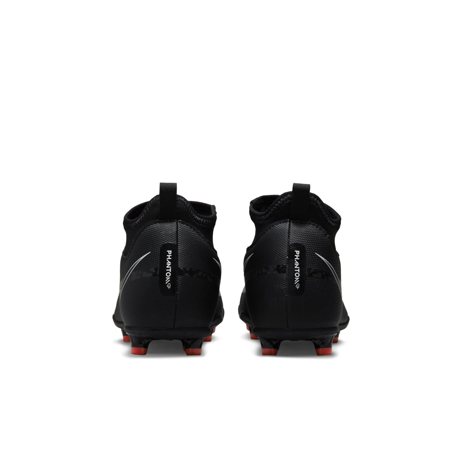 Scarpe da calcio per bambini Nike Phantom GT2 Club Dynamic Fit MG - Shadow Black Pack