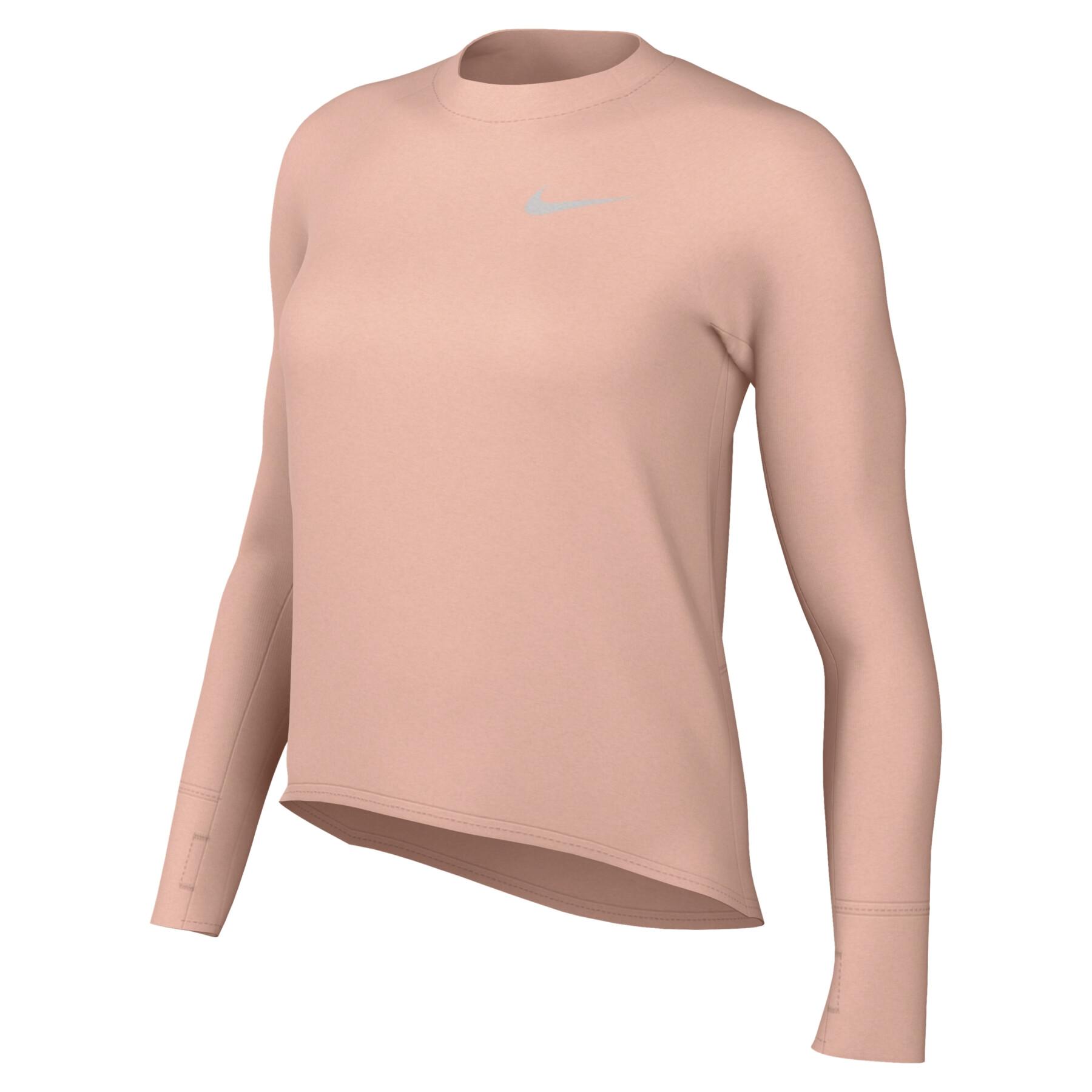 T-shirt donna a maniche lunghe Nike Therma-FIT Element Crew