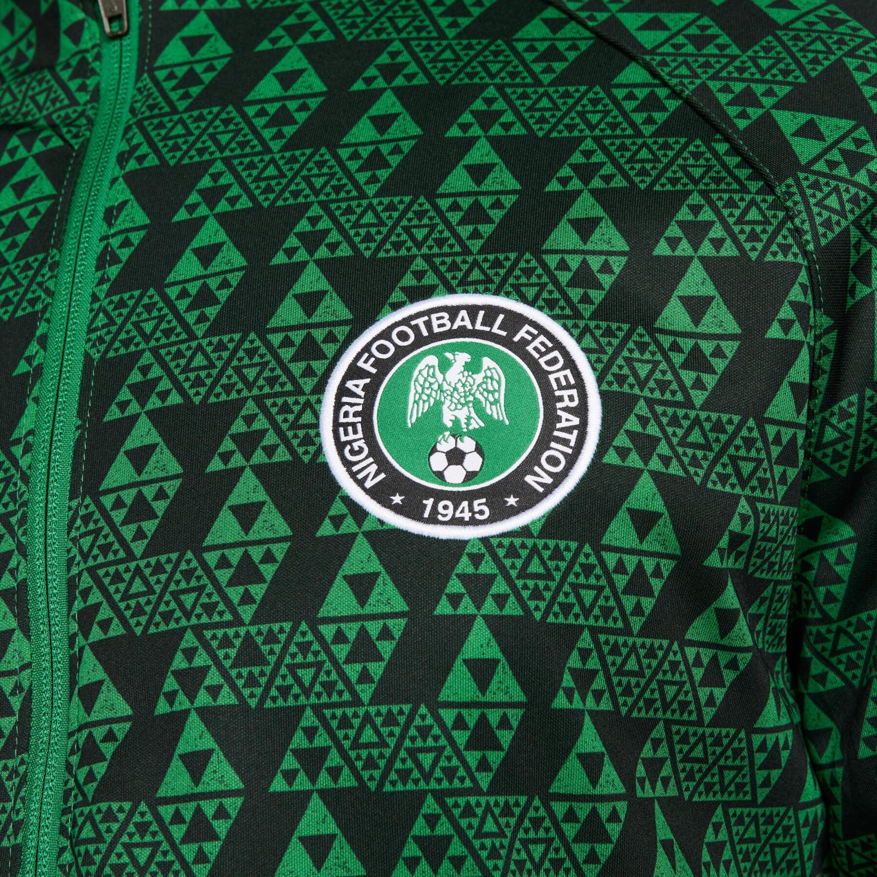 Giacca della tuta della Coppa del Mondo 2022 Nigeria Academy Pro Anthem