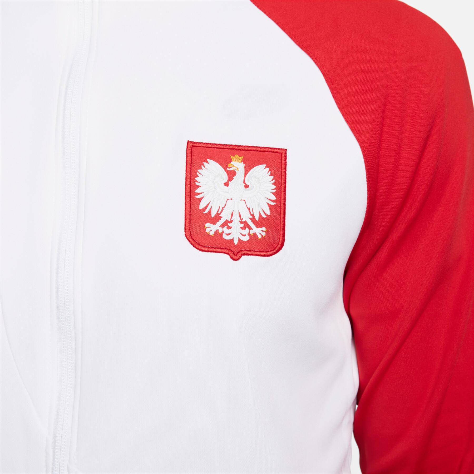 Giacca della tuta della Coppa del Mondo 2022 Polonia Academy Pro Anthem