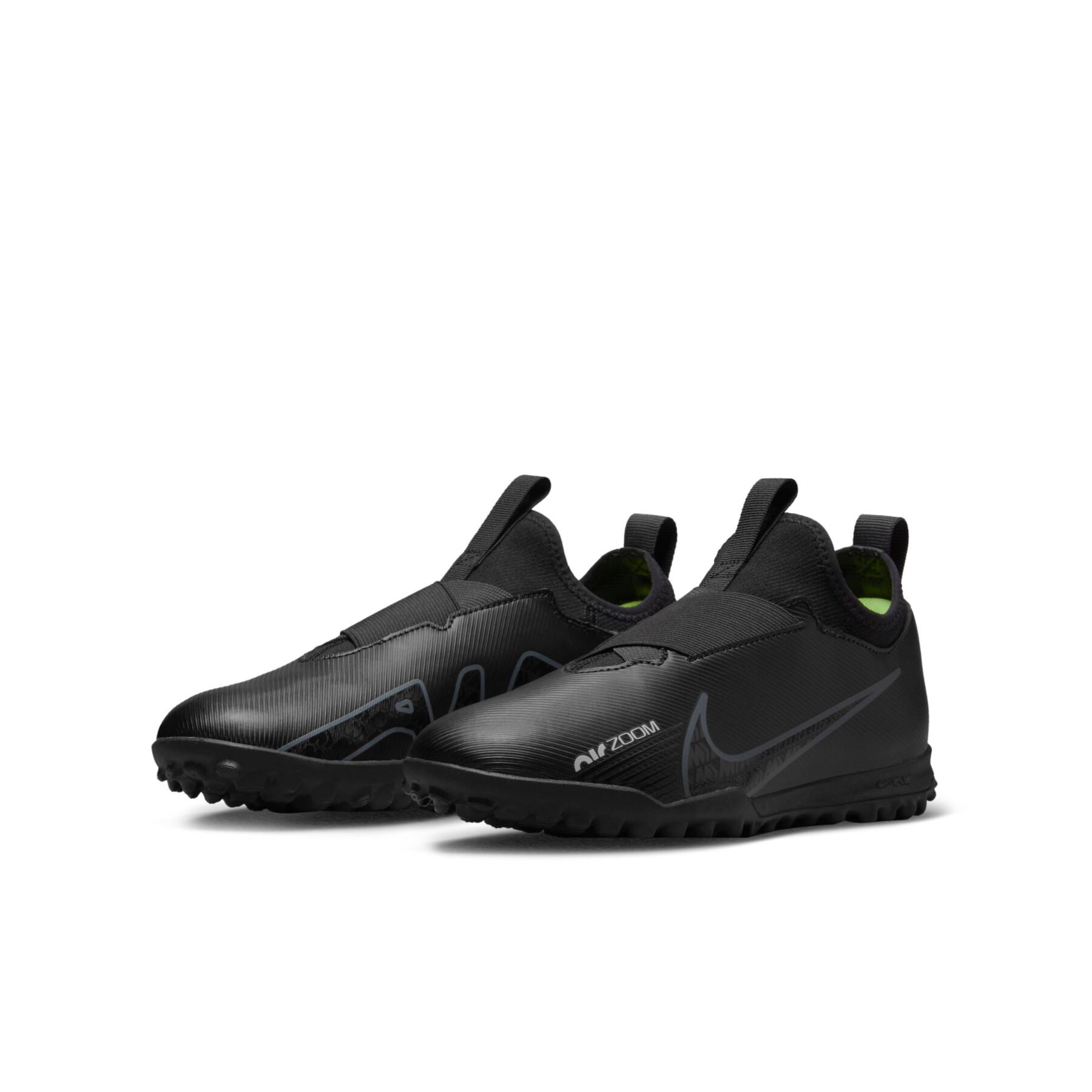 Scarpe da calcio per bambini Nike Zoom Mercurial Vapor 15 Academy TF - Shadow Black Pack