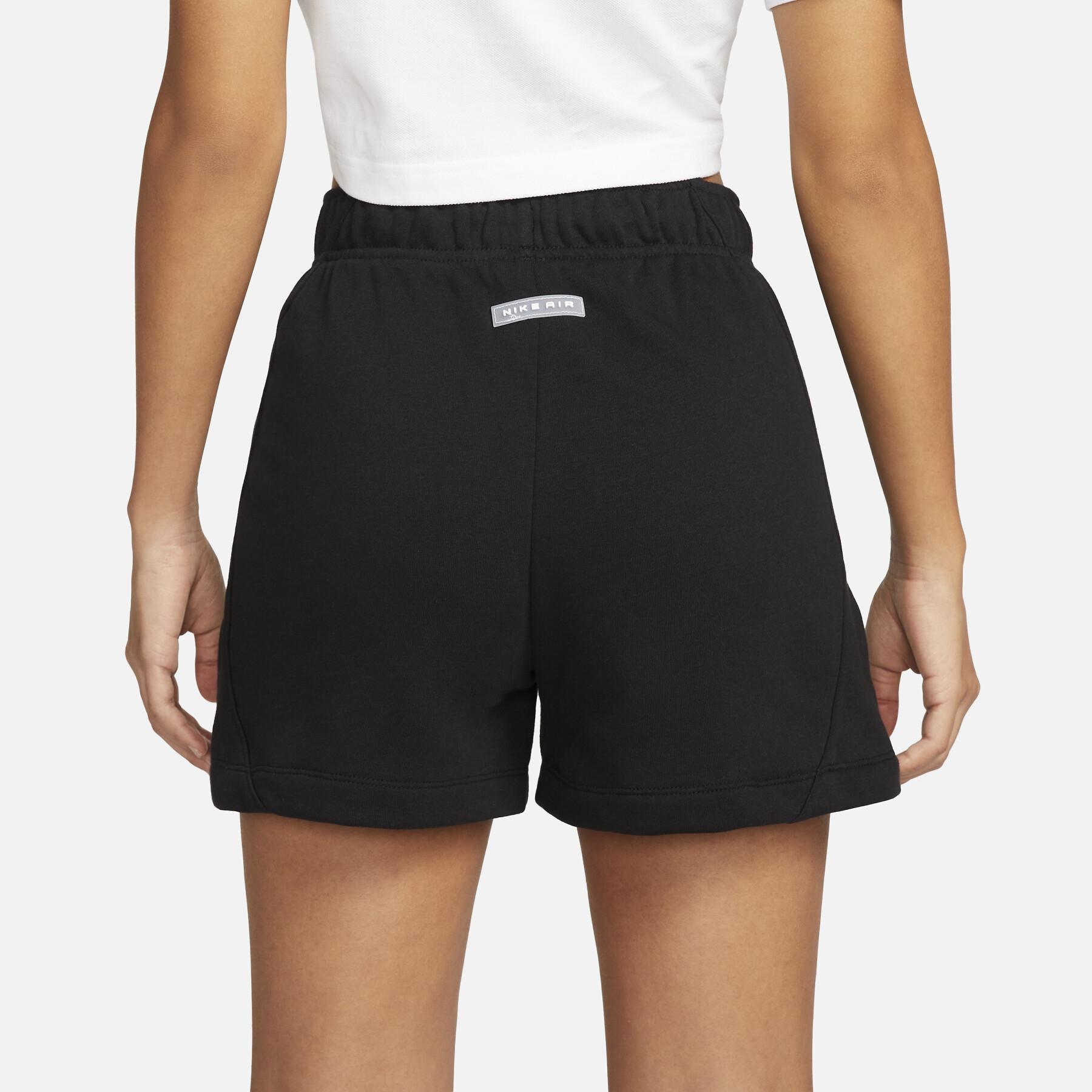 Pantaloncini da donna Nike Air Fleece Mid-Rise