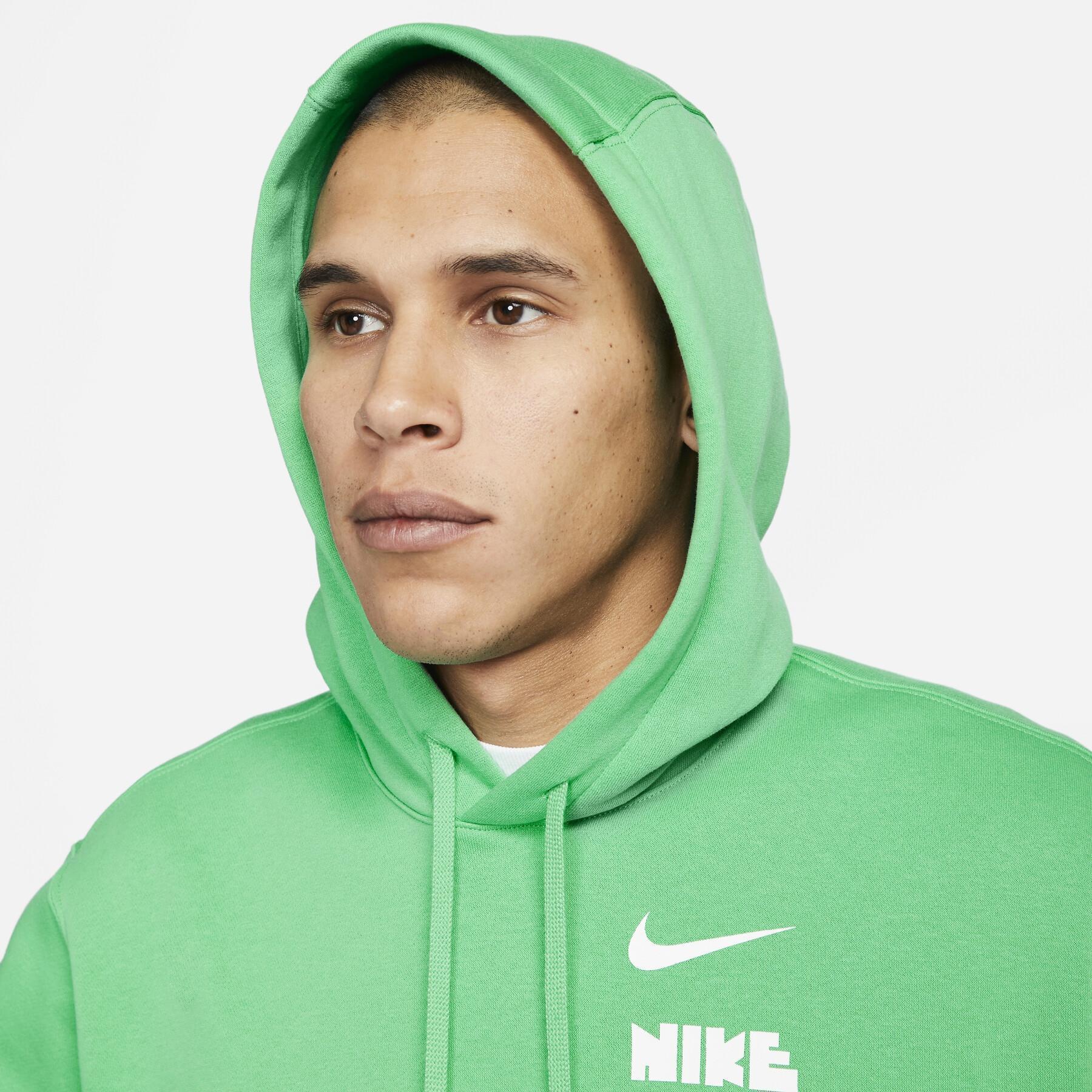 Sweatshirt Nike con cappuccio Club+ BB Mlogo