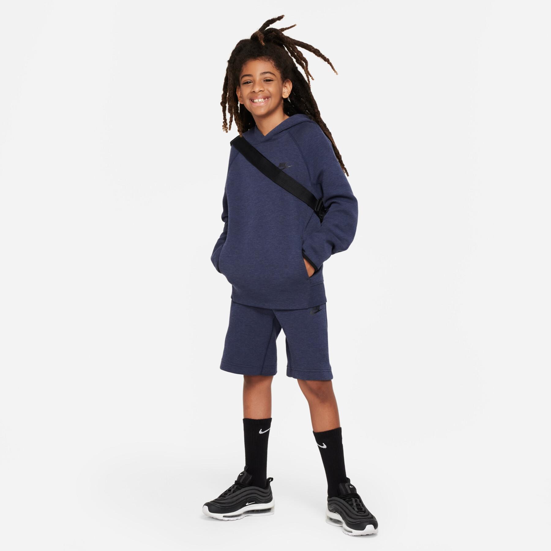 Felpa con cappuccio per bambini Nike Tech Fleece