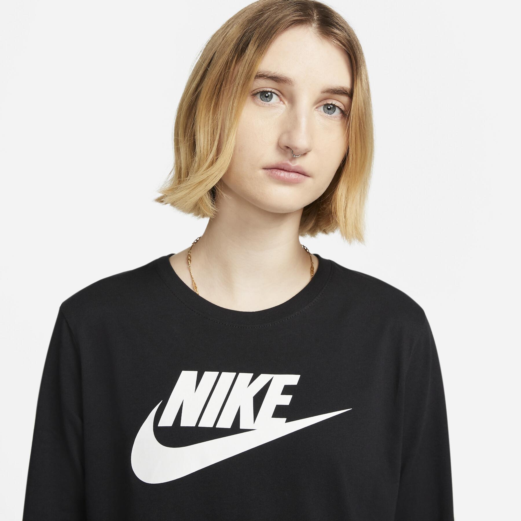 T-shirt donna a maniche lunghe Nike Essential ICN FTRA
