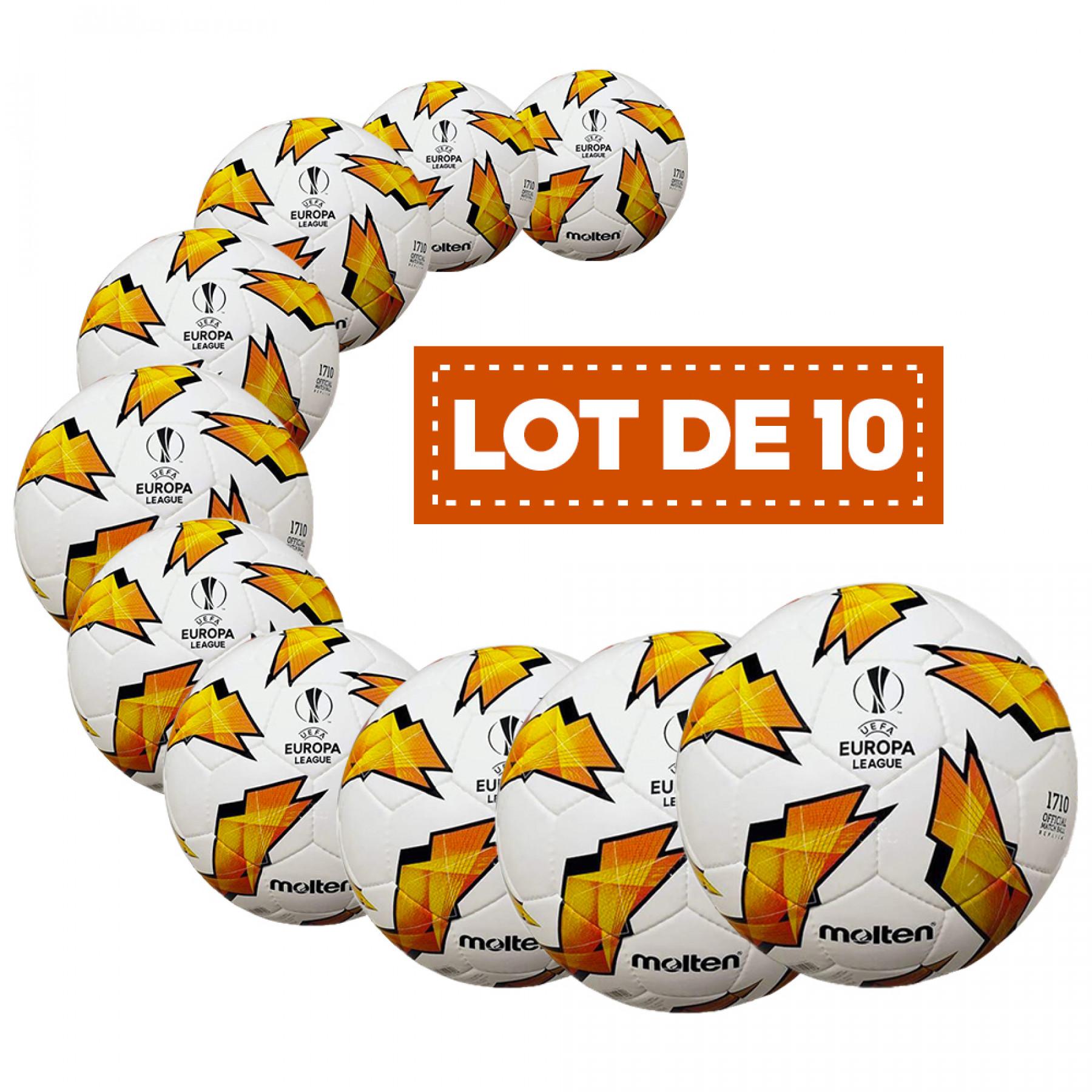 Confezione da 10 palloncini Molten UEFA Europa League FU1710