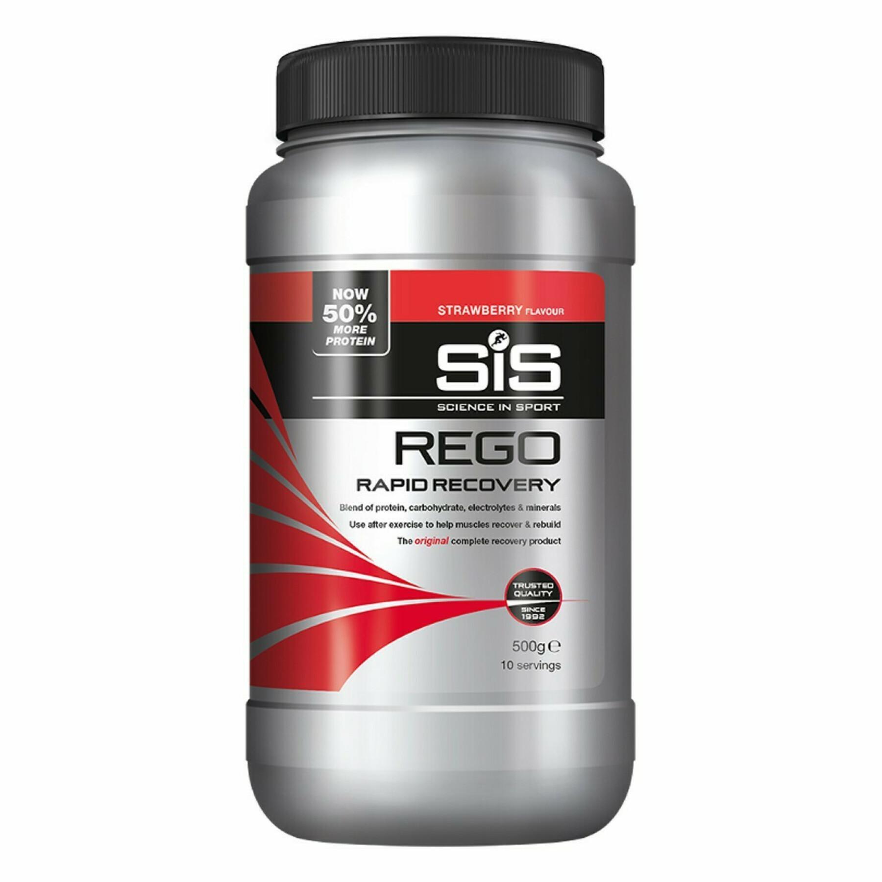 Bevanda di recupero Science in Sport Rego Rapid Recovery - Strawberry - 500 g