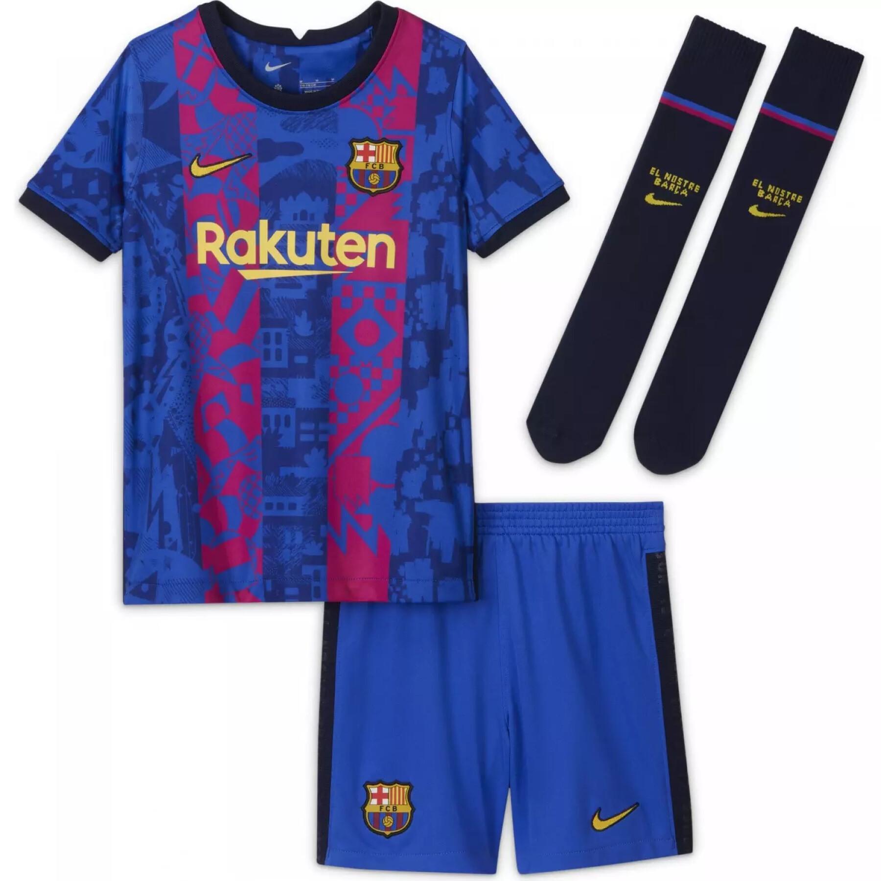 Mini-kit bambino terzo FC Barcelone 2021/22