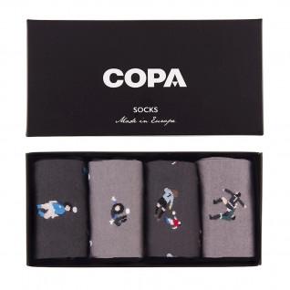 Copa Casual scatola di calze (4 paia)