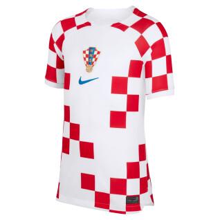 Maglia home dei Mondiali 2022 per bambini Croatie