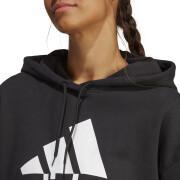 Sweatshirt felpa con cappuccio oversize da donna adidas Essentials Big Logo