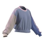 Sweatshirt crop da donna adidas Essentials 3-Stripes