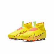 Zoom mercurial superfly 9 academy ag scarpe da calcio per bambini - confezione lucida