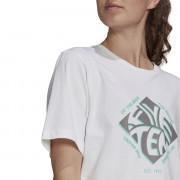 Maglietta da donna Adidas Five Ten Cropped GFXWomen