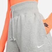 Pantaloncini a vita alta da donna Nike Phoenix Fleece