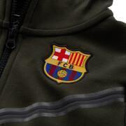 Felpa da bambino con zip integrale FC Barcellona TCH